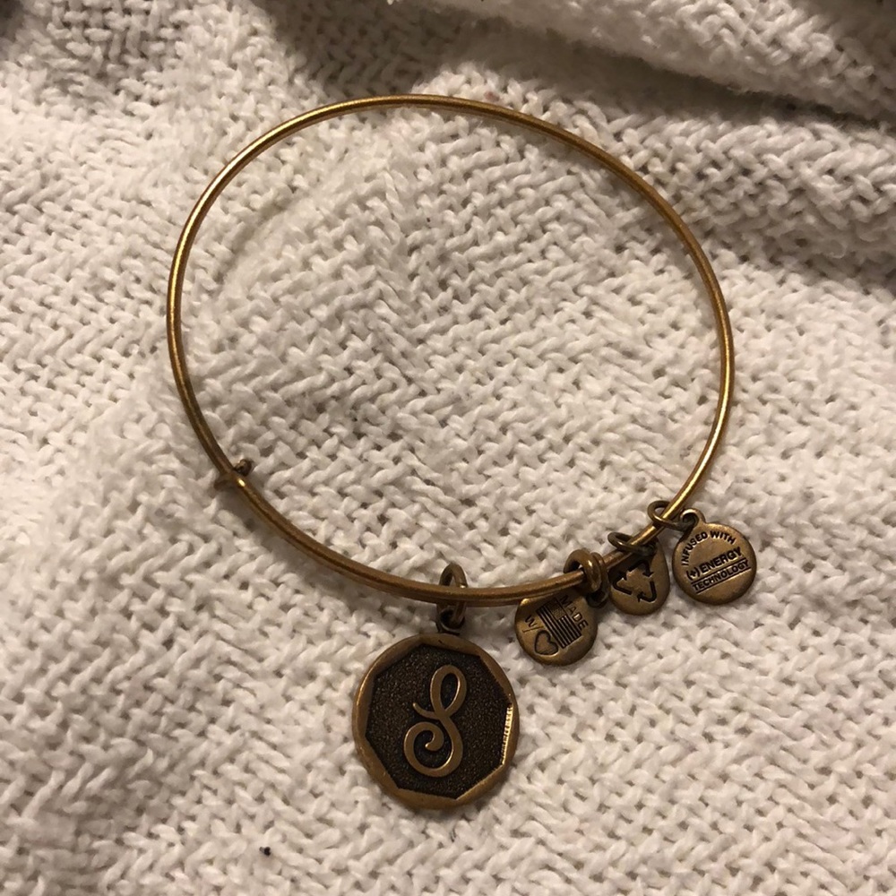 Alex and Ani “S” initial bracelet